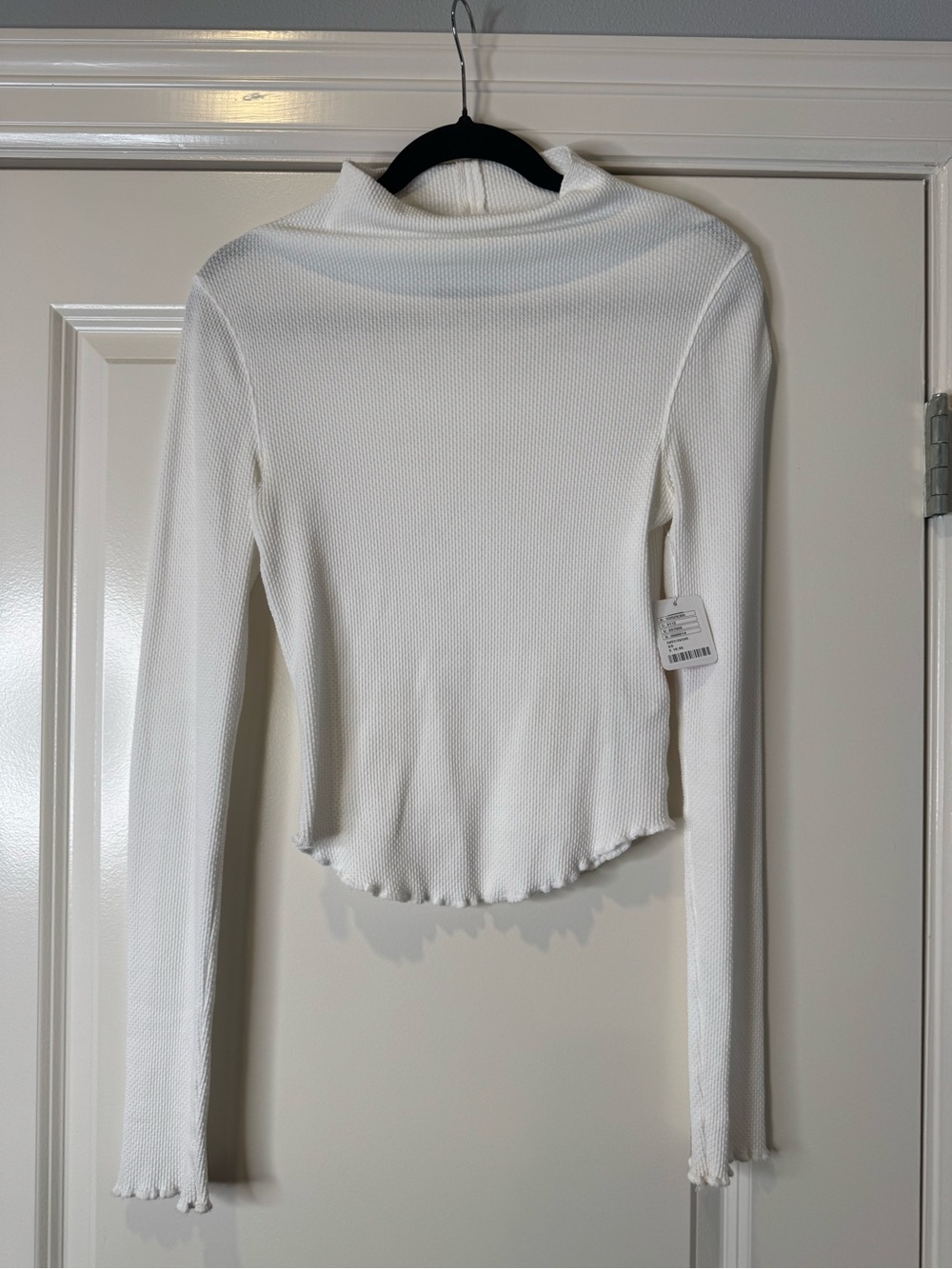NWT We The Free Long-Sleeve Mock Neck Ribbed Top